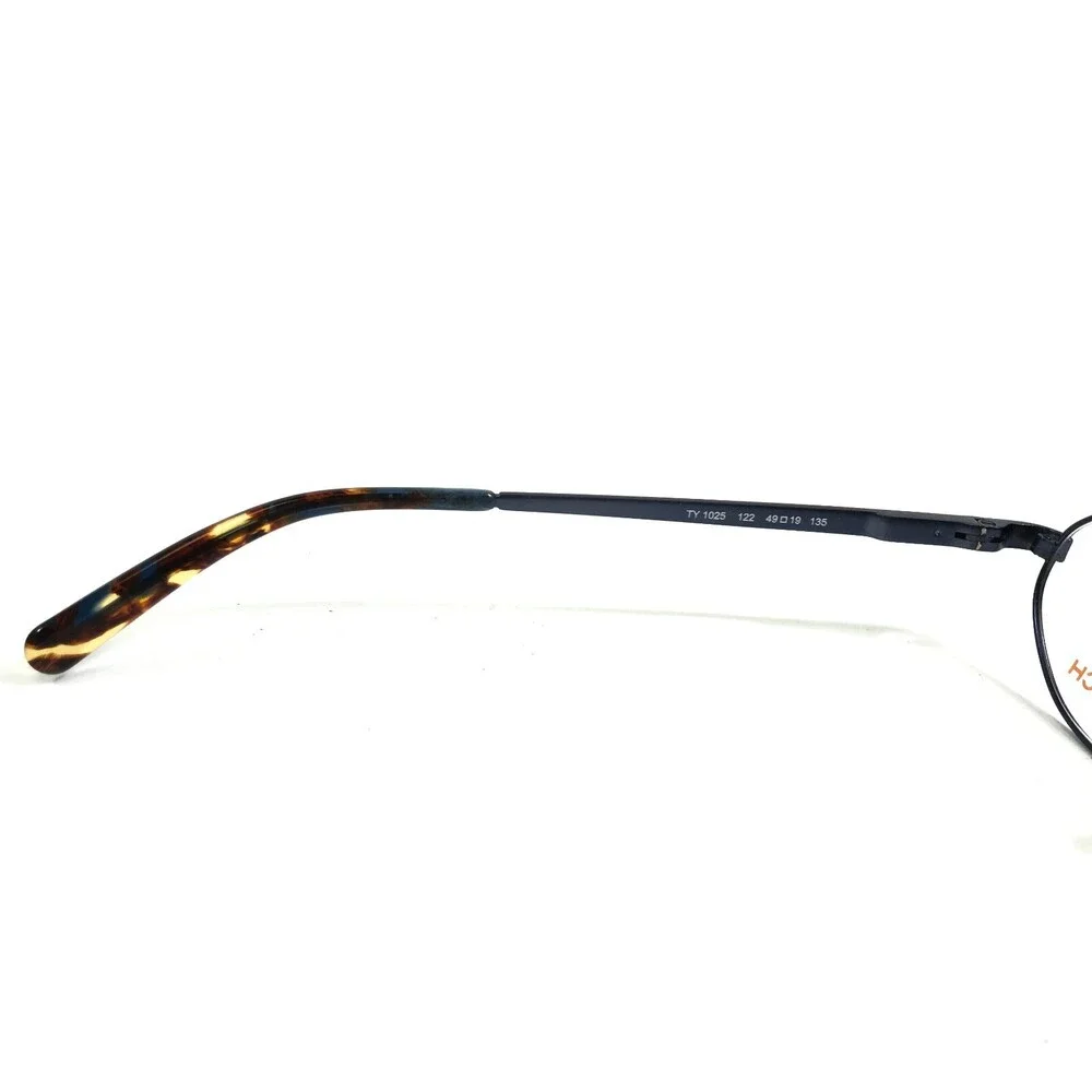 Tory Burch Eyeglasses Frames TY 1025 122 Blue Round Full Wire Rim 49-19-135
